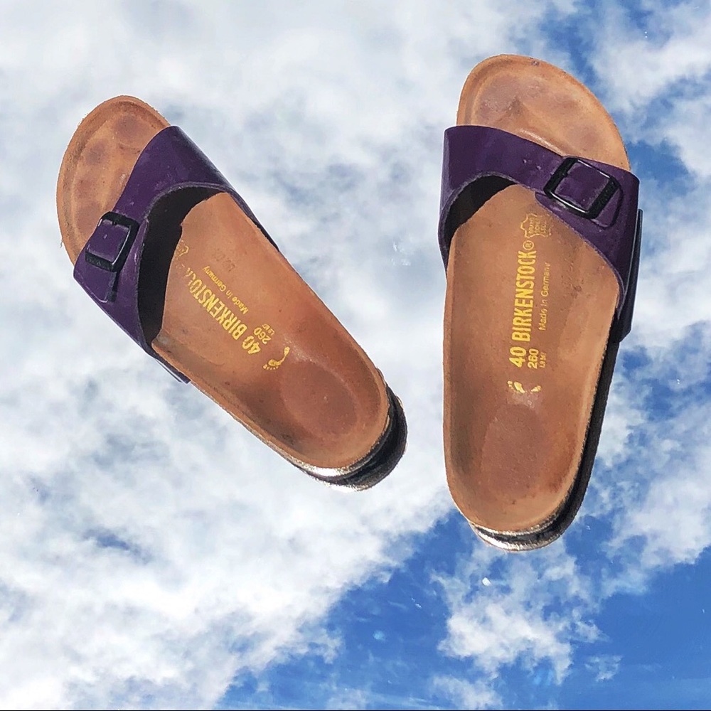 Purple Birkenstock sandals💜